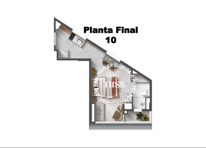 Apartamento, 1 quarto, 21 m² - Foto 7