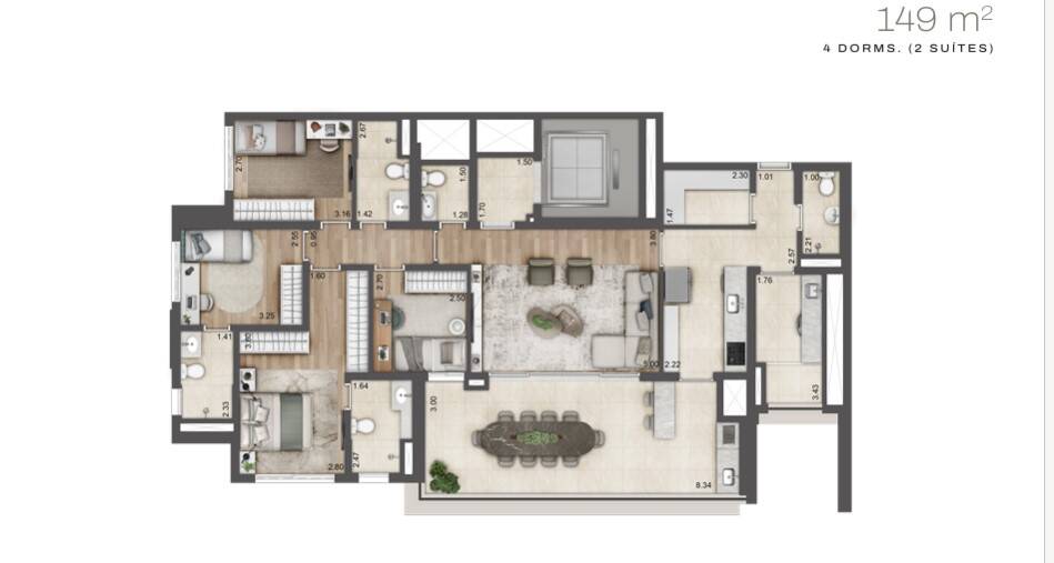 Apartamento, 4 quartos - Foto 51
